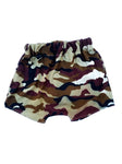 Basic Comfort Shorts - Brown Camo