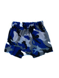 Basic Comfort Shorts - Blue Camo