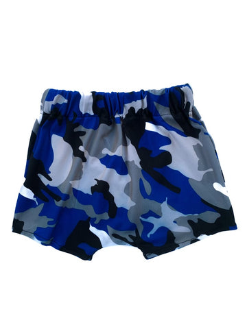 Basic Comfort Shorts - Blue Camo