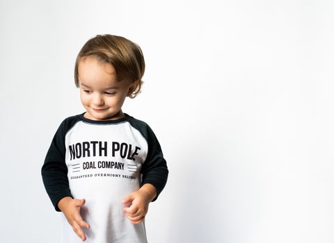 North Pole Coal Company Baseball Shirt